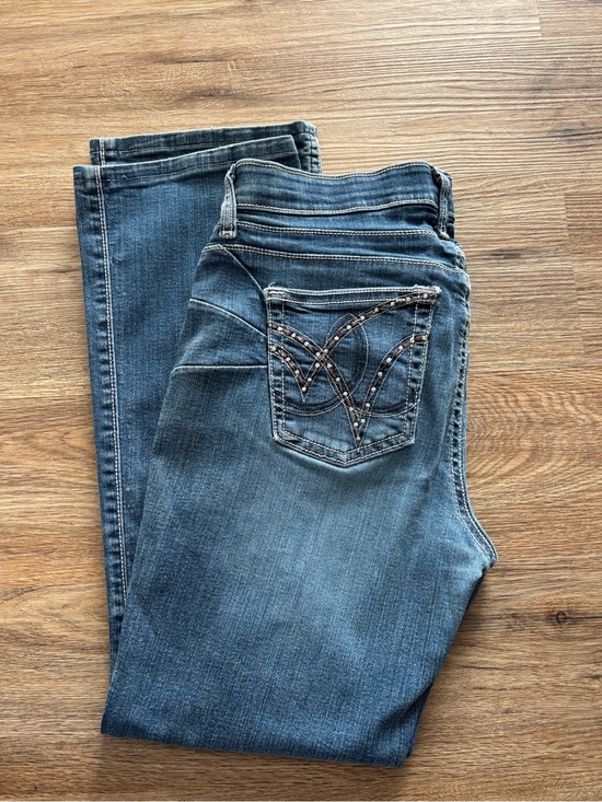 Q-baby jean Denim - Q-baby Wrangler 7/8 x 32 WRQ25ST women’s jeans. Preloved. Med Rise. See info: